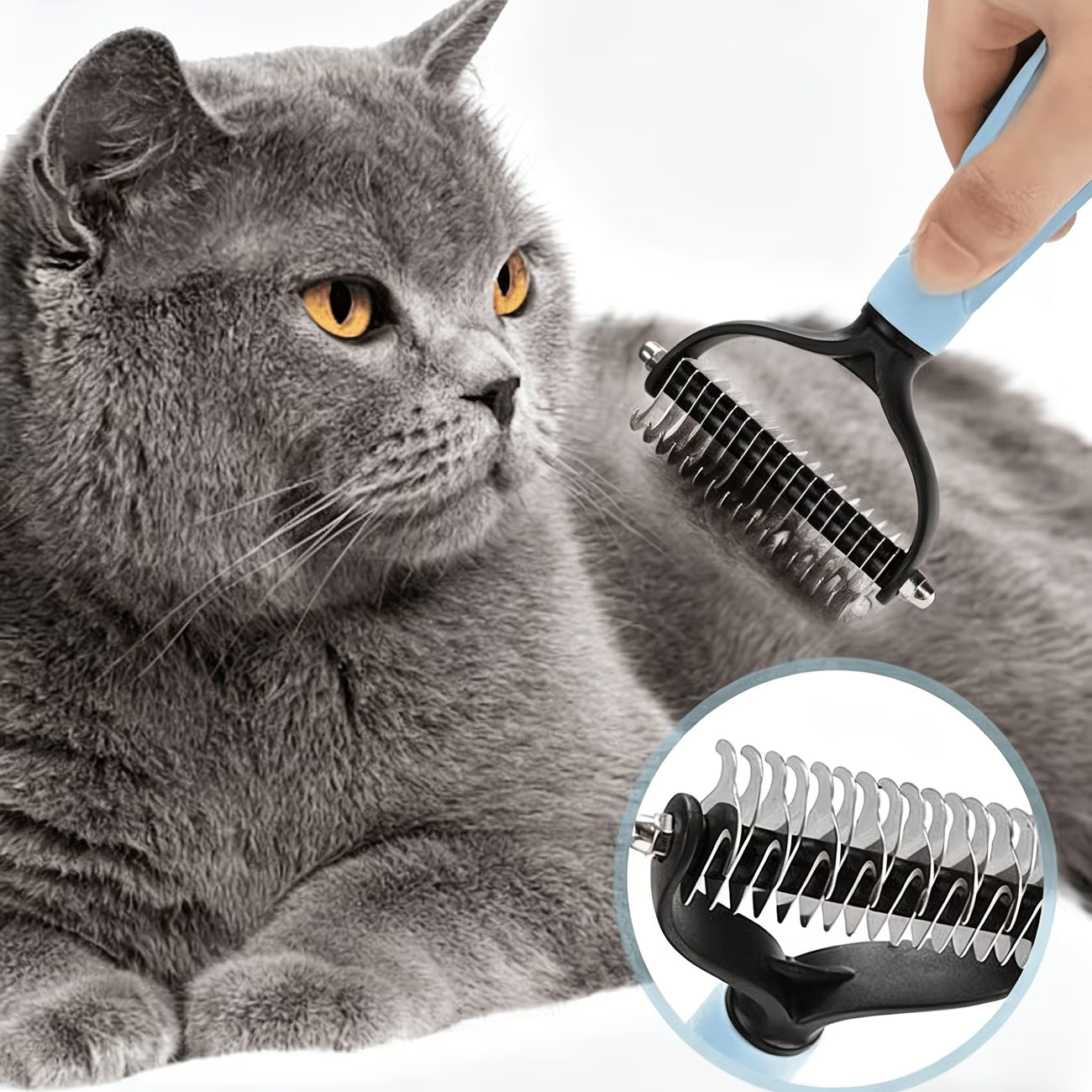 Pet Hair Detangling Comb For Cats And Dogs
